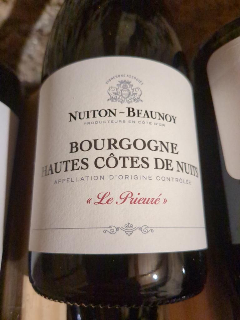 2019 Nuiton-Beaunoy Bourgogne Hautes-Côtes De Nuits Le Prieuré, France ...