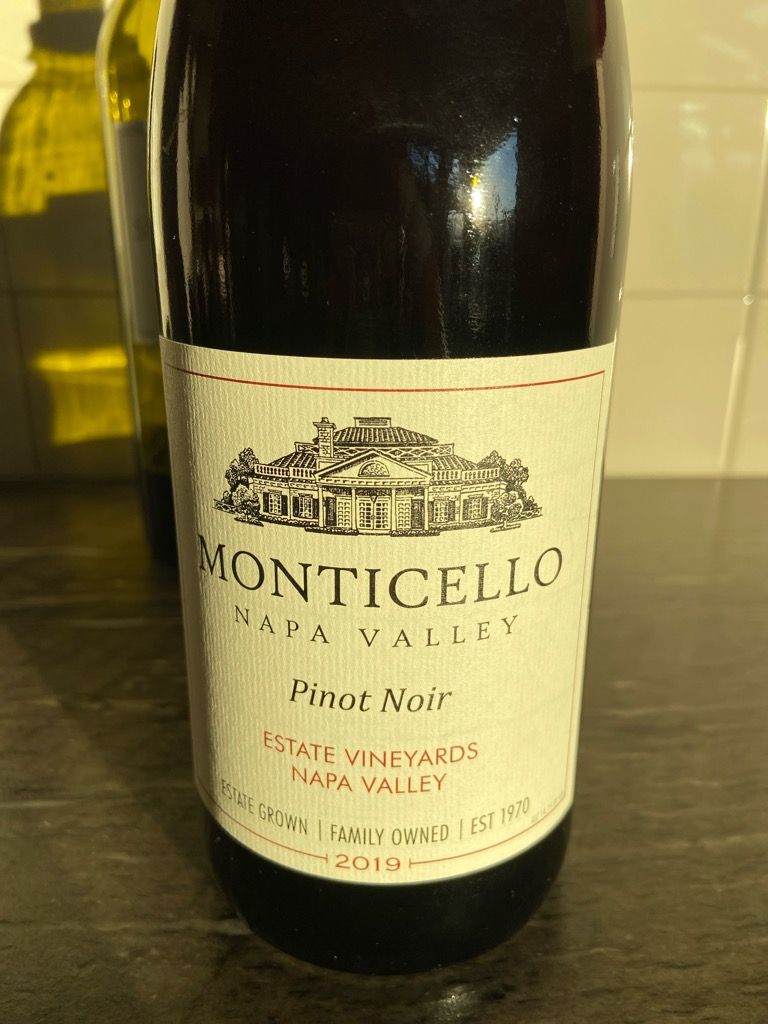 2019 Monticello Vineyards (Corley Family) Pinot Noir Block II Clone 777 ...