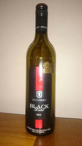 black label red wine