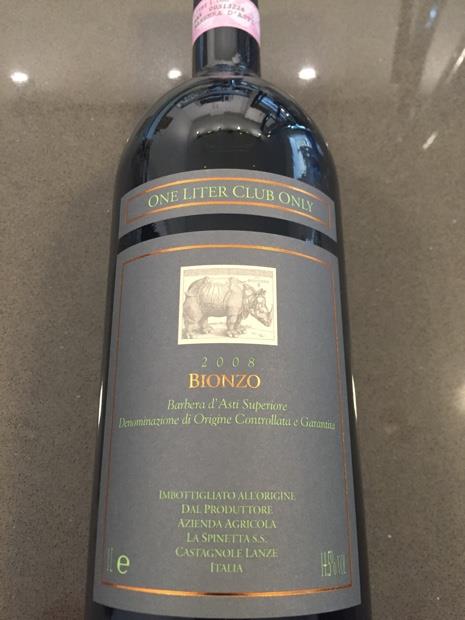 2014 La Spinetta (Rivetti) Barbera d'Asti Superiore Bionzo