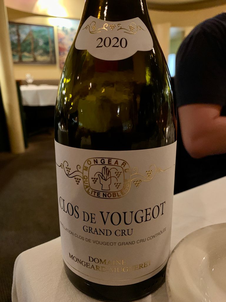 2020 Mongeard-Mugneret Clos Vougeot, France, Burgundy, Côte De Nuits ...