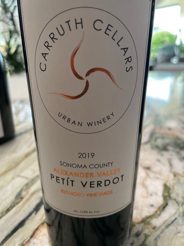 2019 Carruth Cellars Petit Verdot Reynoso Vineyard, USA, California, Sonoma County, Alexander