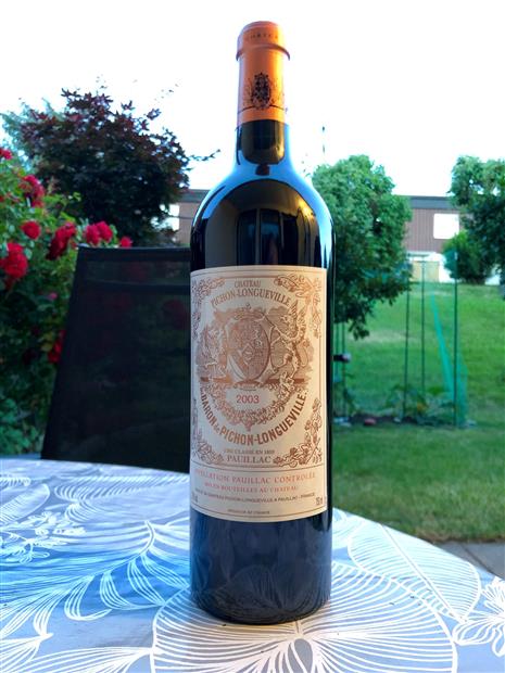 2003 Château Pichon-Longueville Baron - CellarTracker 2003 Château Pichon-Longueville Baron - CellarTracker