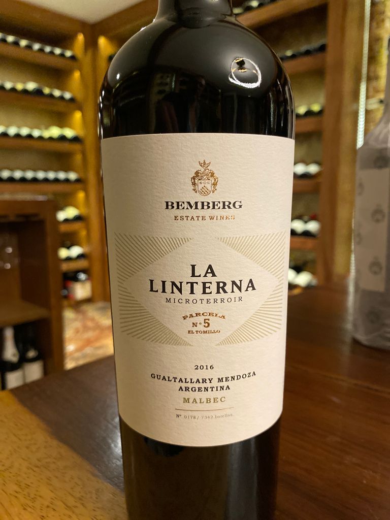 2017 Bemberg Estate Wines Malbec La Linterna El Tomillo Parcela 5