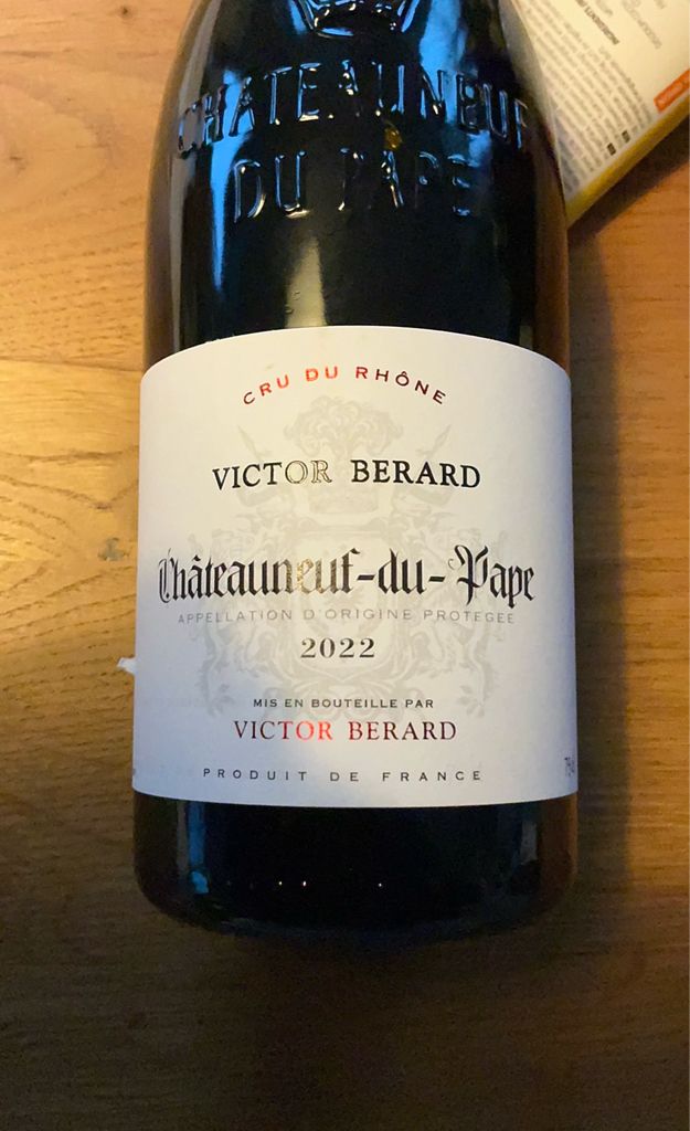 2022 Victor Berard Châteauneuf-du-Pape - CellarTracker