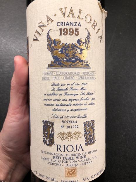 Valoria Rioja 1998 Viña Valoria Rioja Crianza, Spain, La Rioja, Rioja - CellarTracker