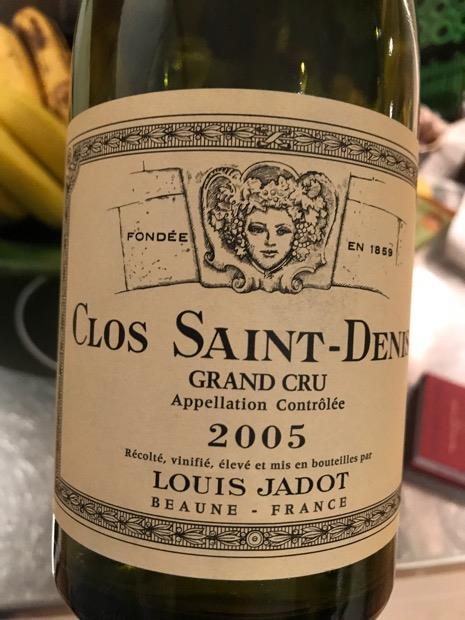 2005 Louis Jadot Clos Saint-Denis - CellarTracker