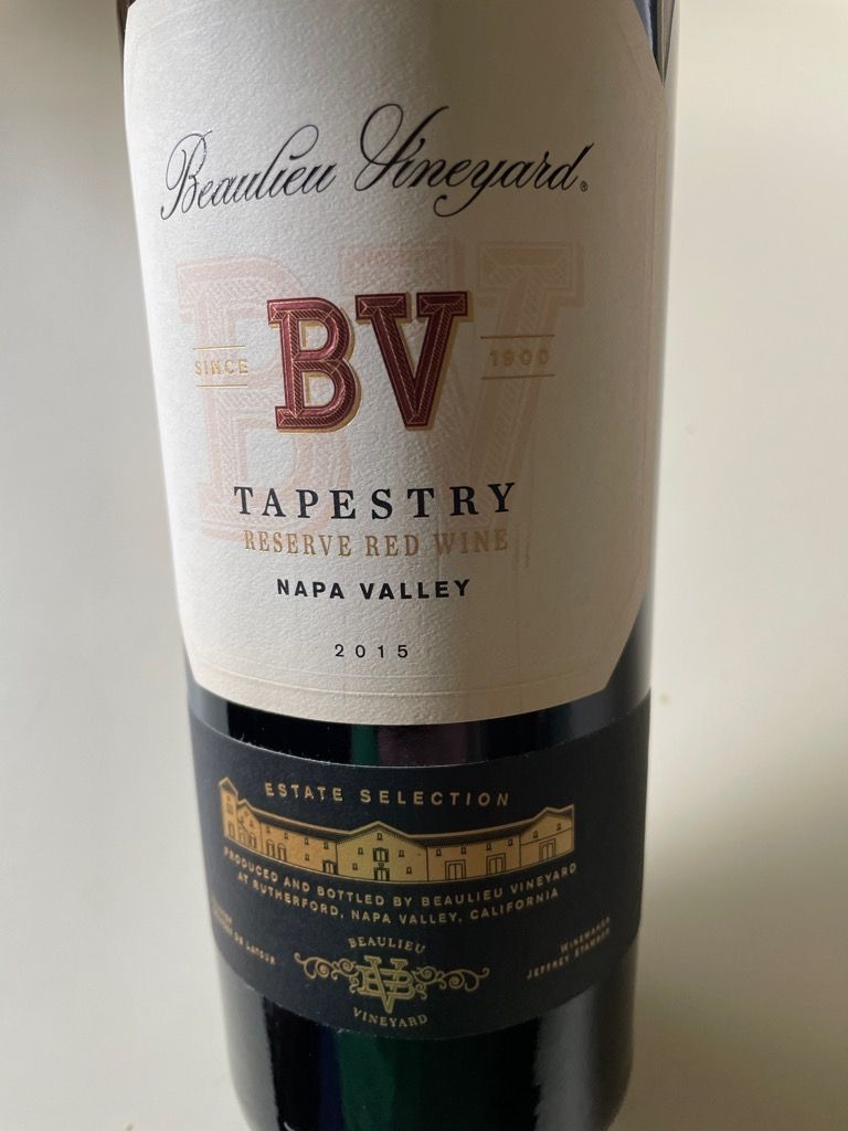 2014 Beaulieu Vineyard Tapestry Reserve CellarTracker