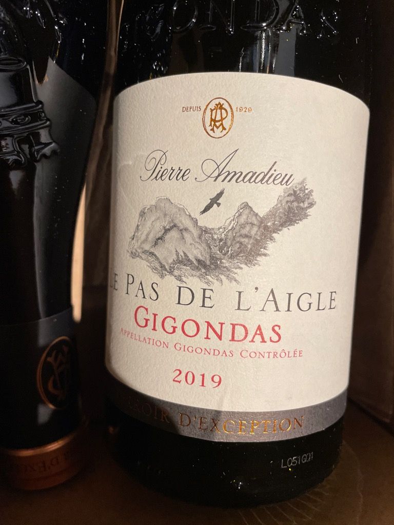 2019 Pierre Amadieu Gigondas Le Pas de l'Aigle - CellarTracker