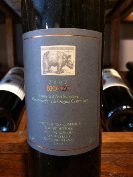 2007 La Spinetta (Rivetti) Barbera d'Asti Superiore Bionzo