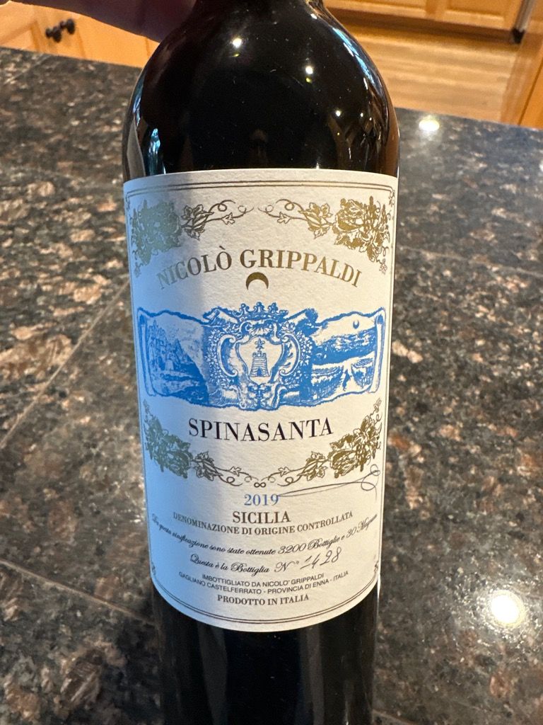 2018 Nicolò Grippaldi Sicilia Spinasanta - CellarTracker