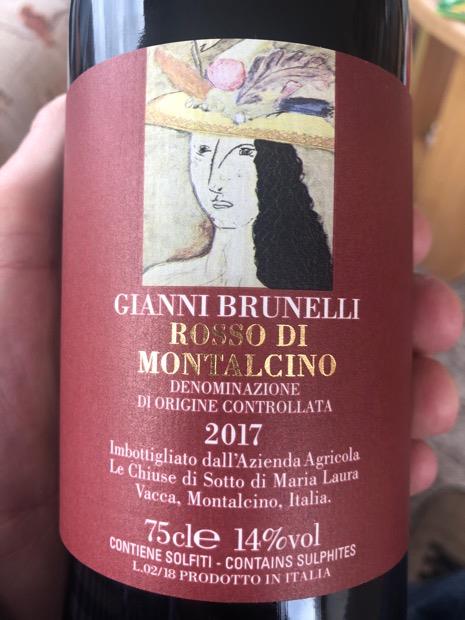 2017 Gianni Brunelli Rosso di Montalcino, Italy, Tuscany, Montalcino ...