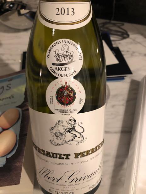 2013 Albert Grivault Meursault 1er Cru Perrières - CellarTracker