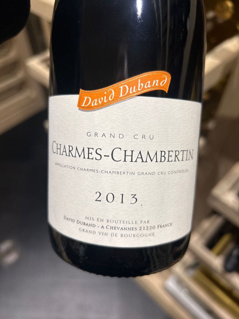 2013 David Duband Charmes-Chambertin - CellarTracker