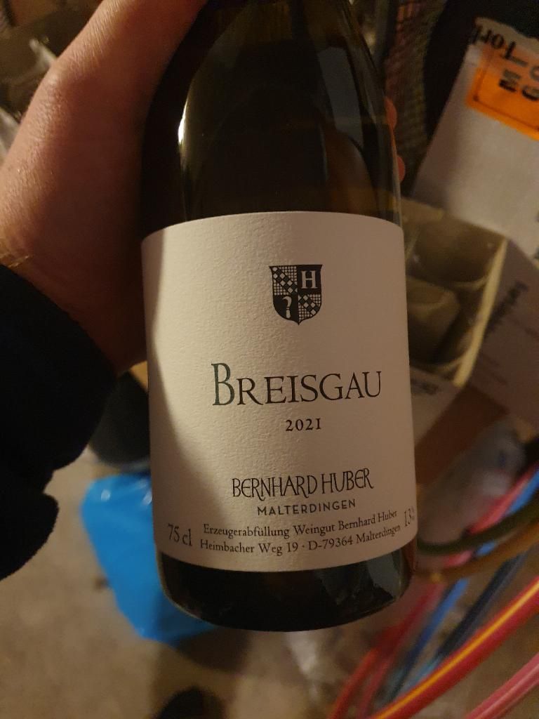 2021 Bernhard Huber Breisgau - CellarTracker