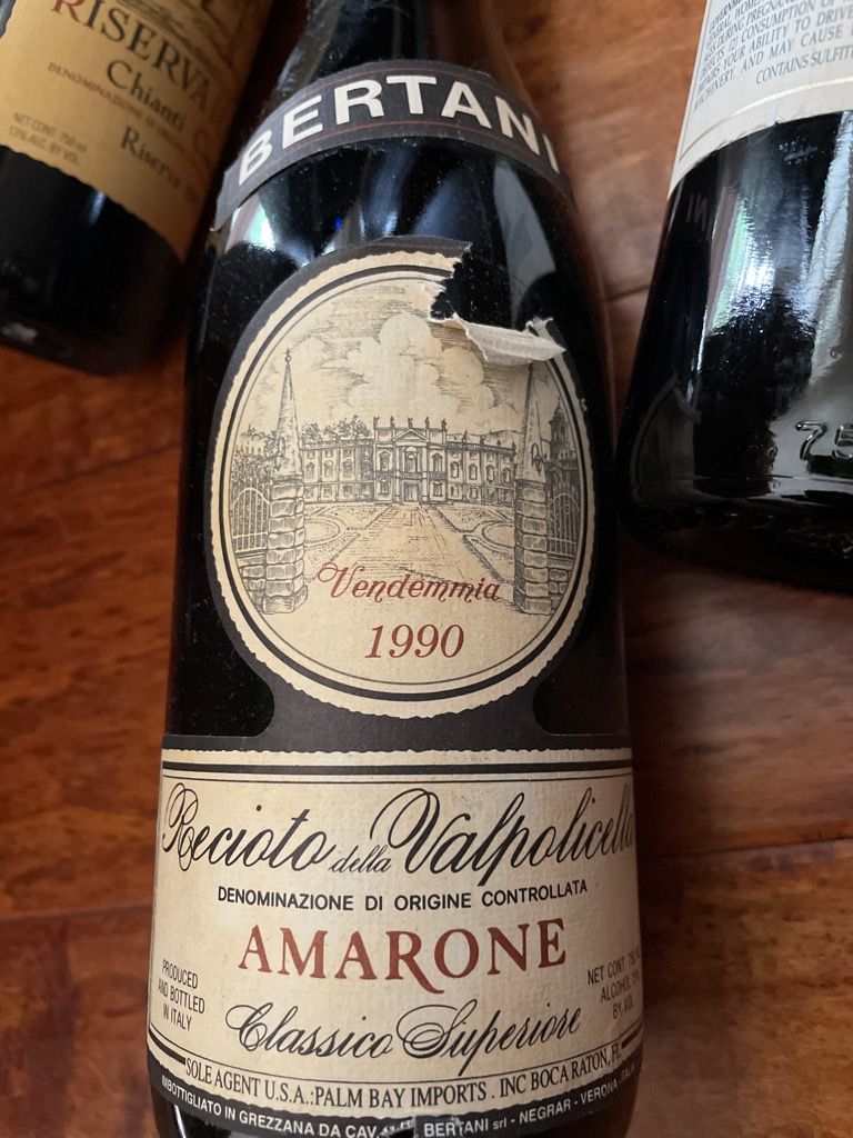 1990 Bertani Amarone della Valpolicella Classico - CellarTracker