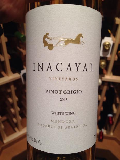 Inacayal Pinot Grigio 750ml (7798051305597)