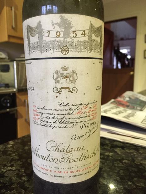 1954 Château Mouton Rothschild - CellarTracker