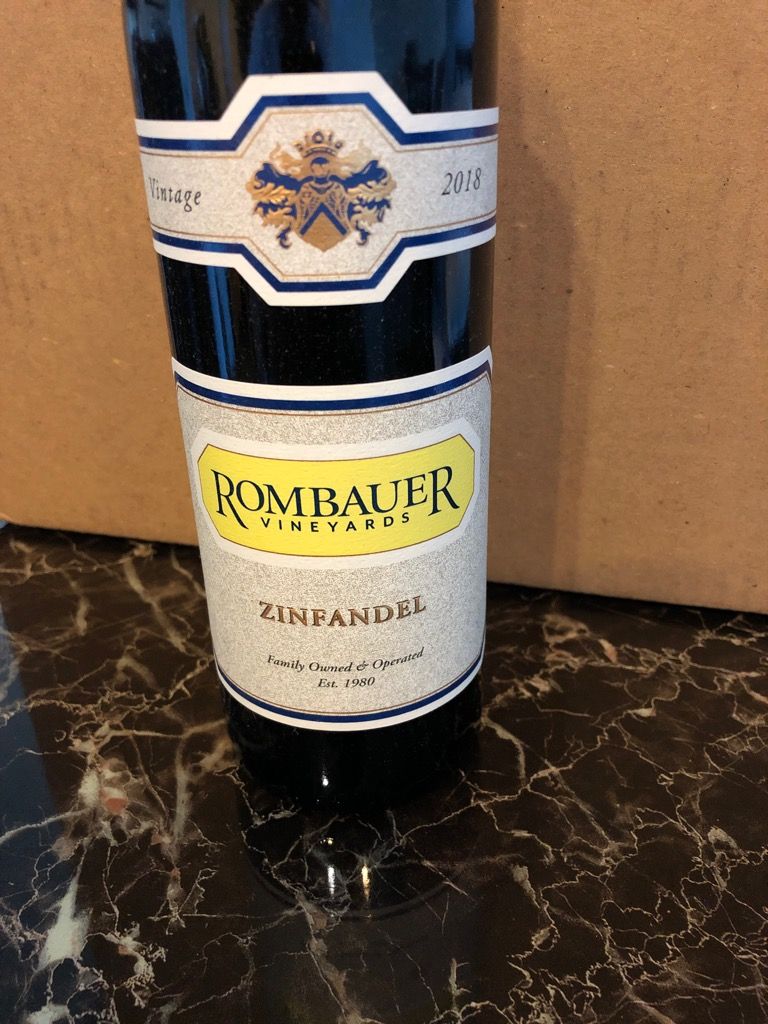 2018 Rombauer Vineyards Zinfandel California, USA, California