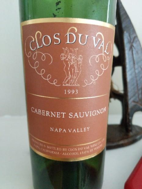 1993 Clos du Val Cabernet Sauvignon Napa Valley - CellarTracker