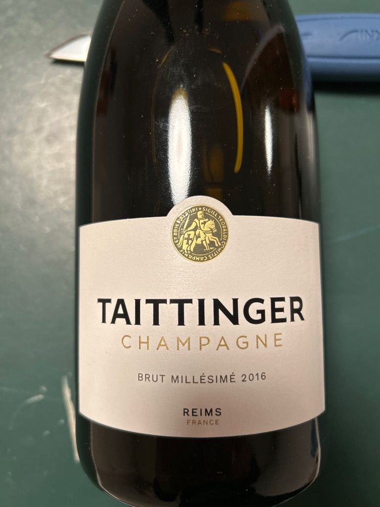 2016 Taittinger Champagne Brut Millésimé - CellarTracker
