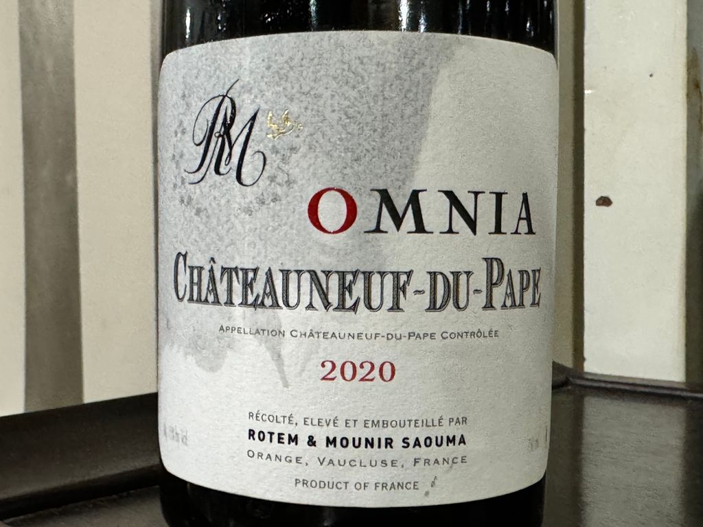 2021 Rotem & Mounir Saouma Châteauneuf-du-Pape Omnia - CellarTracker