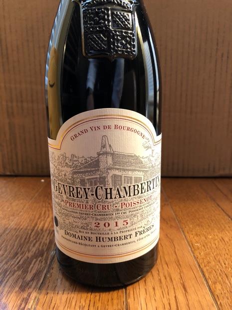 2016 Domaine Humbert Frères Gevrey-Chambertin 1er Cru