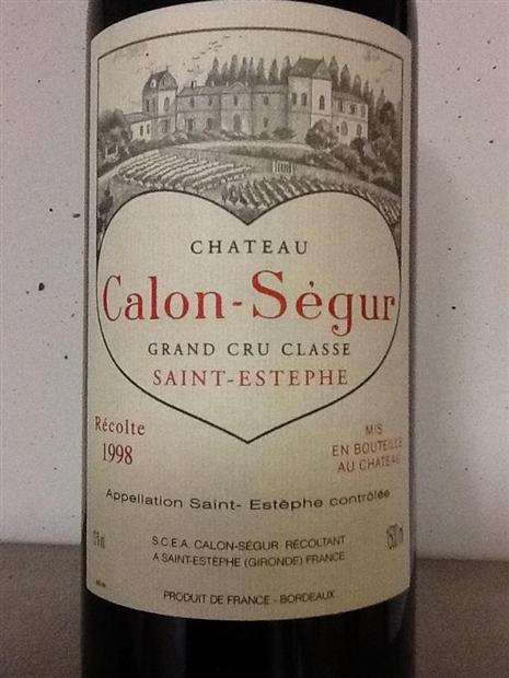 1997 Château Calon-Ségur - CellarTracker