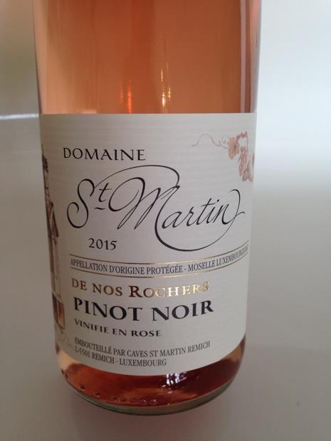 2015 Domaine St Martin Pinot Noir Vinifi en blanc De Nos Rochers