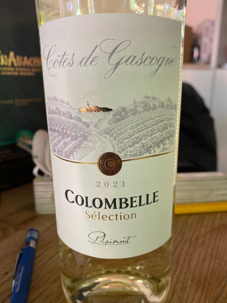 2021 Colombelle Côtes de Gascogne Blanc, France, Southwest France