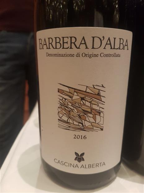 2016 Cascina Alberta Barbera d'Alba, Italy, Piedmont, Alba, Barbera d ...