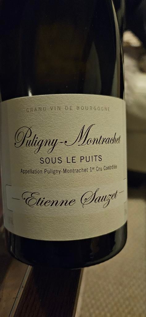2022 Etienne Sauzet Puligny-Montrachet 1er Cru Sous le Puits