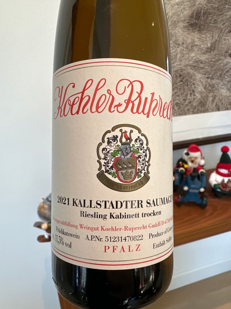 2021 Koehler-Ruprecht Kallstadter Saumagen Riesling Kabinett