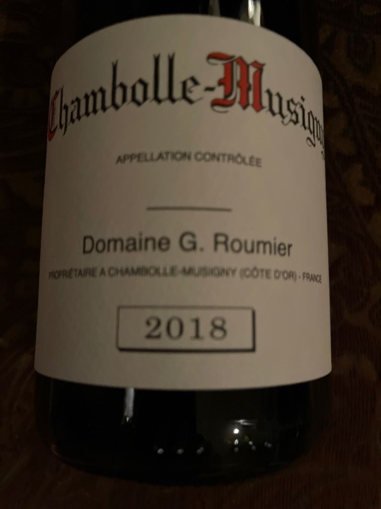 2018 Domaine G. Roumier / Christophe Roumier Chambolle-Musigny