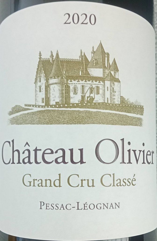 2020 Château Olivier Blanc - CellarTracker
