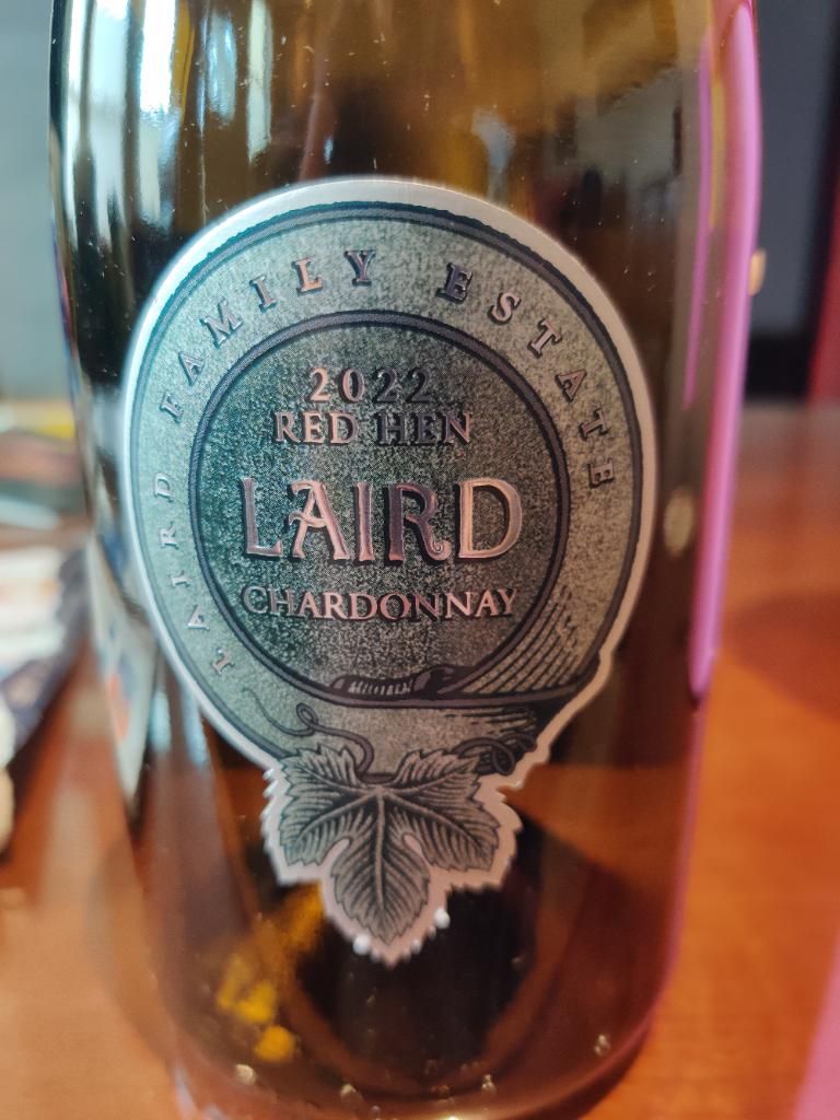 2022 Laird Family Estate Chardonnay Red Hen Ranch, USA, California ...