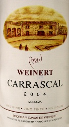 Weinert carrascal Red 2004 glass 750ml (611482044101)