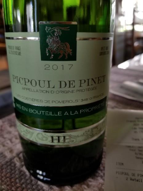 2017 Les Costières De Pomérols Picpoul De Pinet Hugues De Beaulieu ...