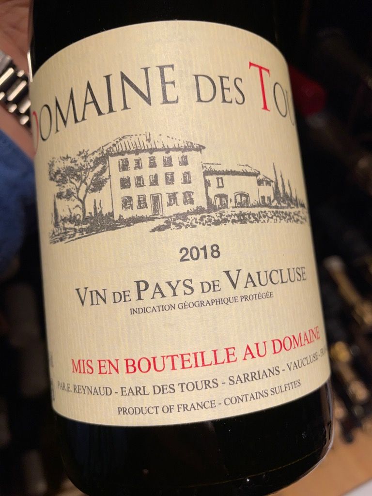 2018 Domaine des Tours Vaucluse - CellarTracker