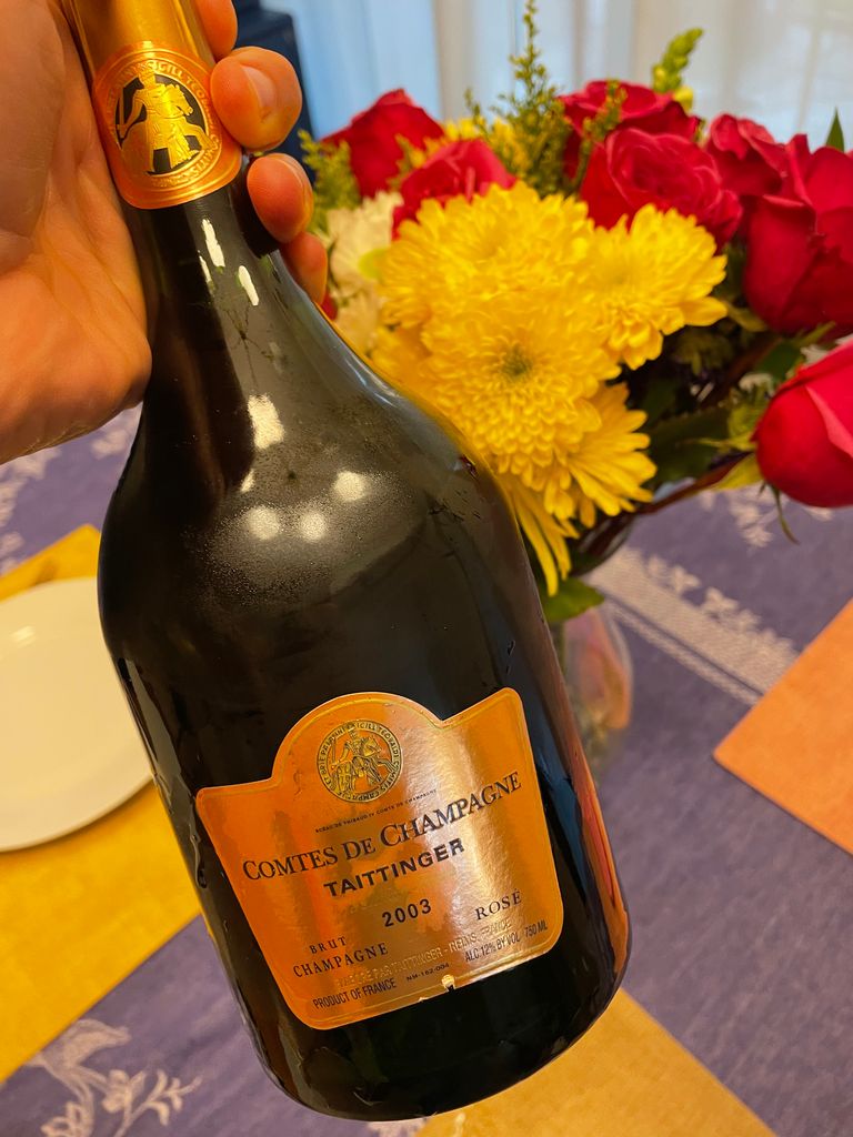2003 Taittinger Champagne Comtes de Champagne Rosé Brut