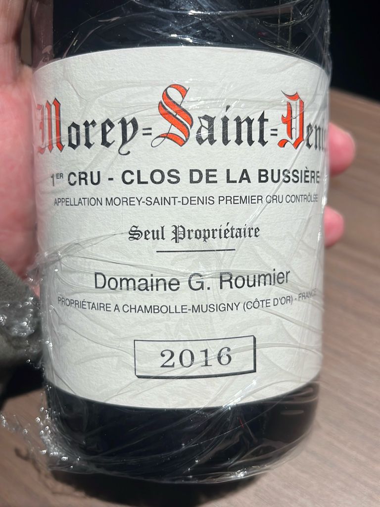 2016 Domaine G. Roumier / Christophe Roumier Morey St. Denis 1er