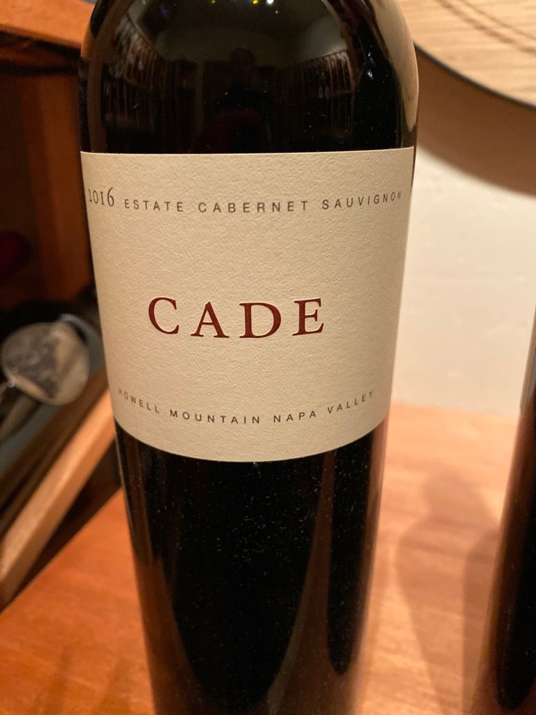 2016 Cade Cabernet Sauvignon Estate Howell Mountain