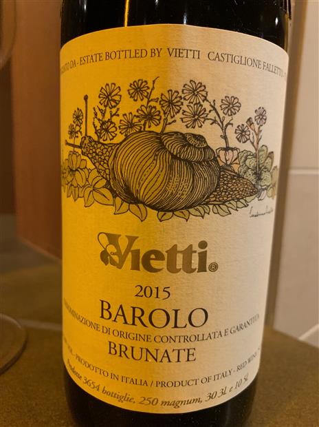 2015 Vietti Barolo Brunate CellarTracker