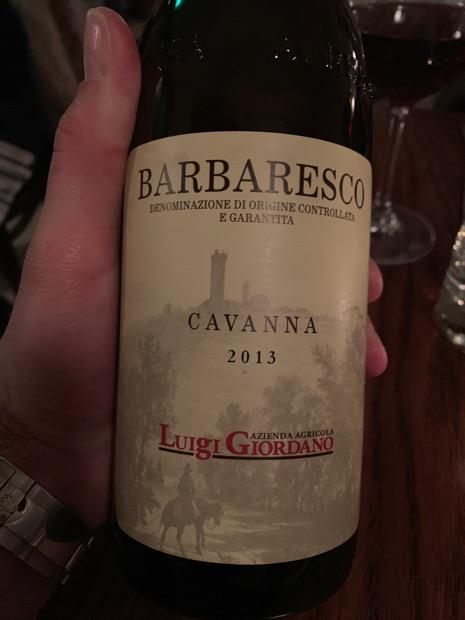 2013 Luigi Giordano Barbaresco Cavanna, Italy, Piedmont, Langhe ...