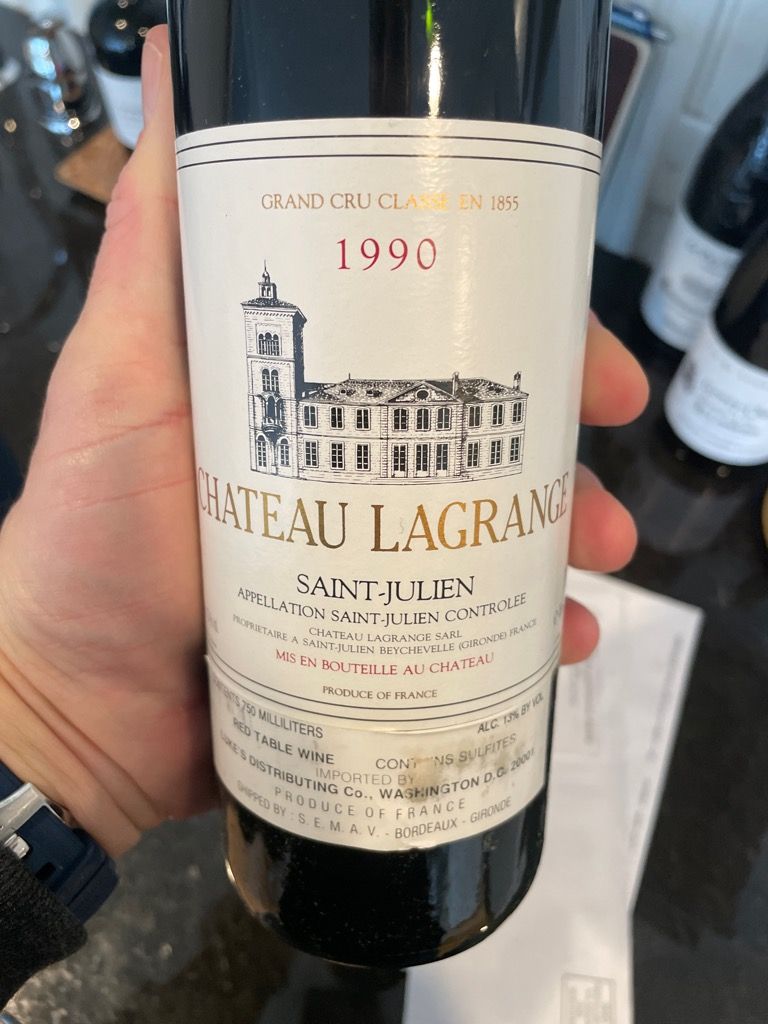 【最終価格】シヤトー　ラグランジュChateau Lagrange 1988 1988 Château Lagrange (St. Julien) - CellarTracker