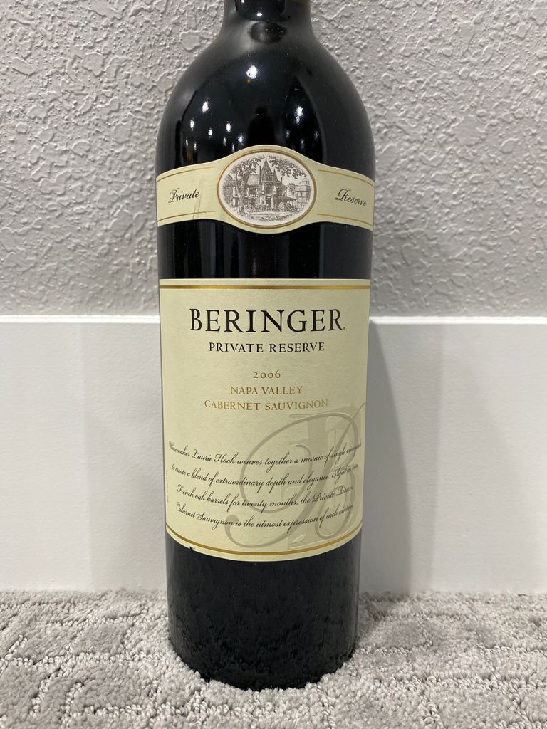2006 Beringer Vineyards Cabernet Sauvignon Private Reserve