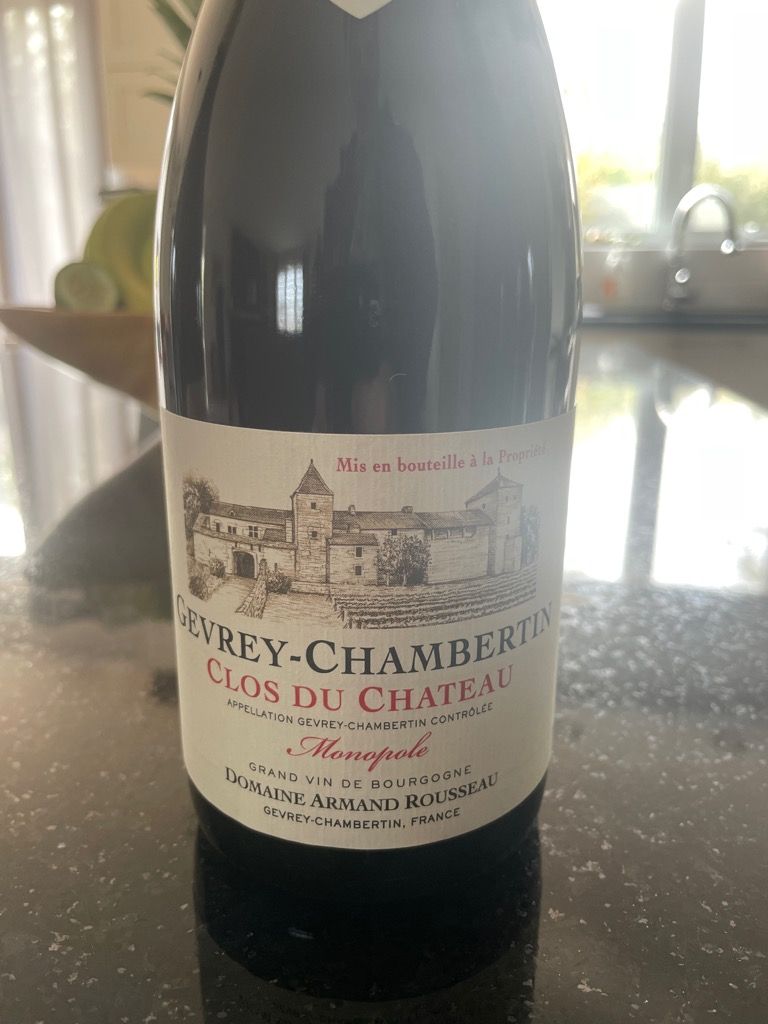 アルマン ルソー Chambertin 2015 2015 ジュヴレ シャンベルタン アルマン ルソー 赤ワイン 辛口