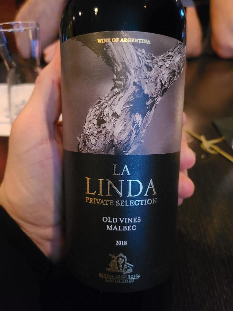 2016 Luigi Bosca La Linda Private Selection Old Vines Malbec Argentina