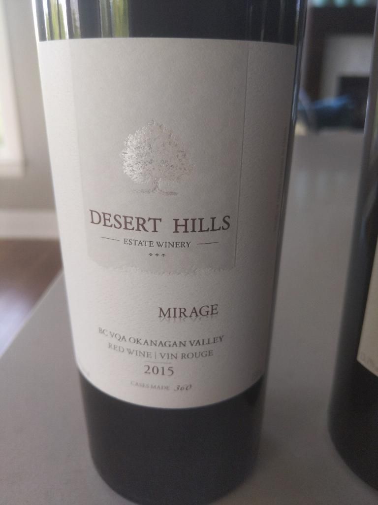 2015 Desert Hills Estate Winery Mirage, Canada, British Columbia