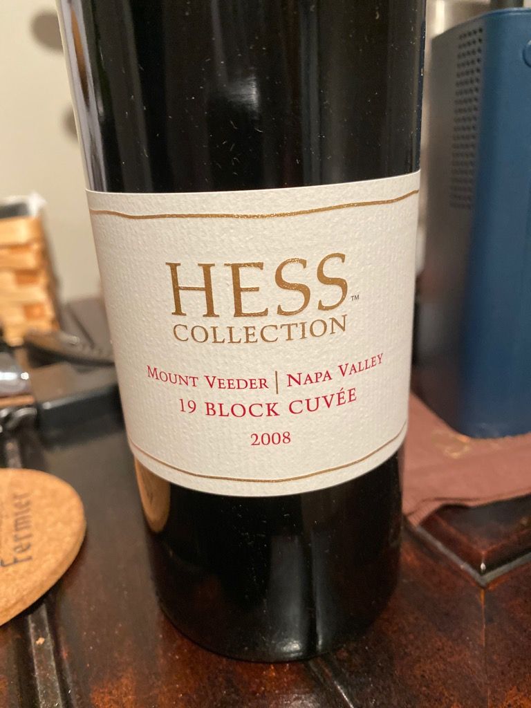 2005 The Hess Collection 19 Block Cuve Mt. Veeder - CellarTracker